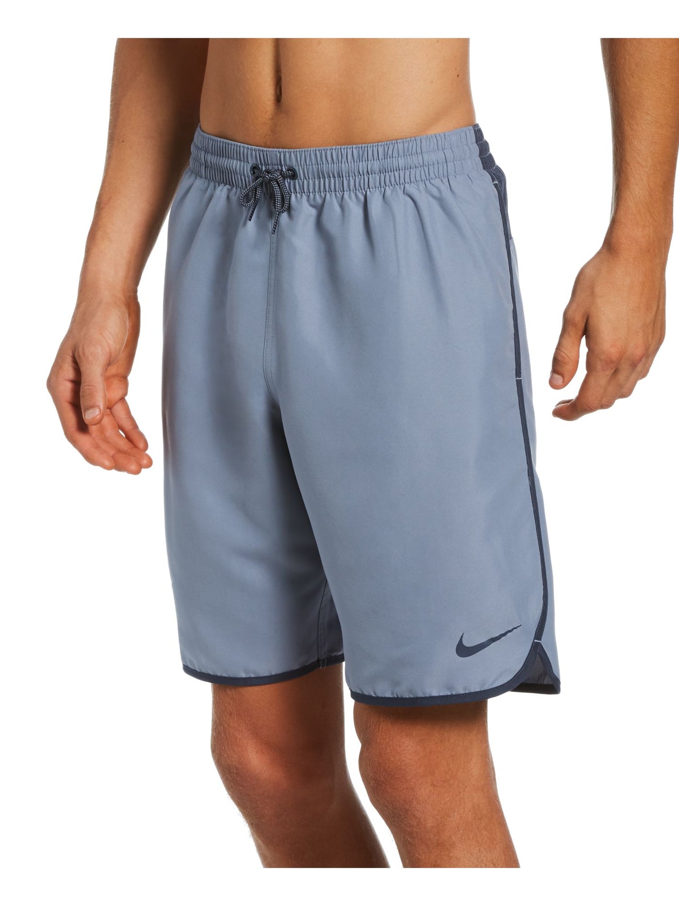 NIKE Mens Diverge Gray Drawstring Lined Athletic Fit Mesh Athletic Shorts M