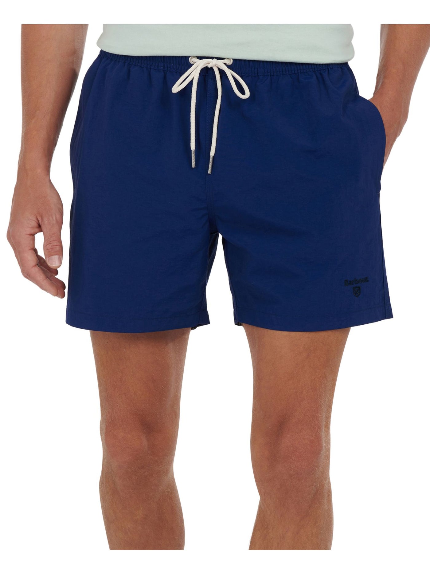 BARBOUR Mens Blue Drawstring, Classic Fit Shorts XXL