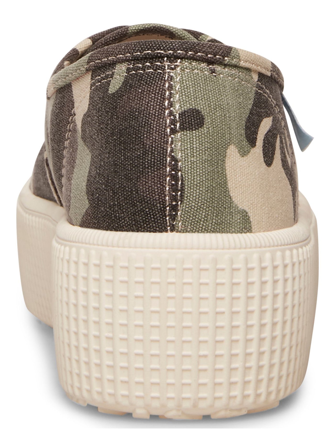 COOL PLANET BY STEVE MADDEN Womens Beige Camouflage Padded Stream Round Toe Lace-Up Sneakers Shoes 5.5 M