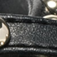 INC Womens Black Strappy Studded Adjustable Strap Darian Round Toe Block Heel Buckle Thong Sandals Shoes M