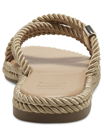 INC Womens Beige Rope Braiding Cushioned Maylee Round Toe Slip On Espadrille Shoes 5 M