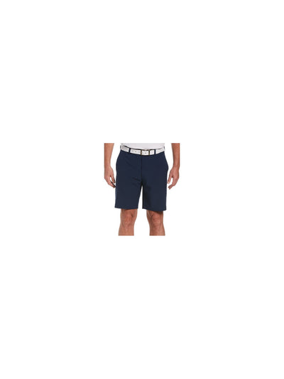 HYBRID APPAREL Mens Navy Athletic Fit Performance Stretch Shorts 42 Waist