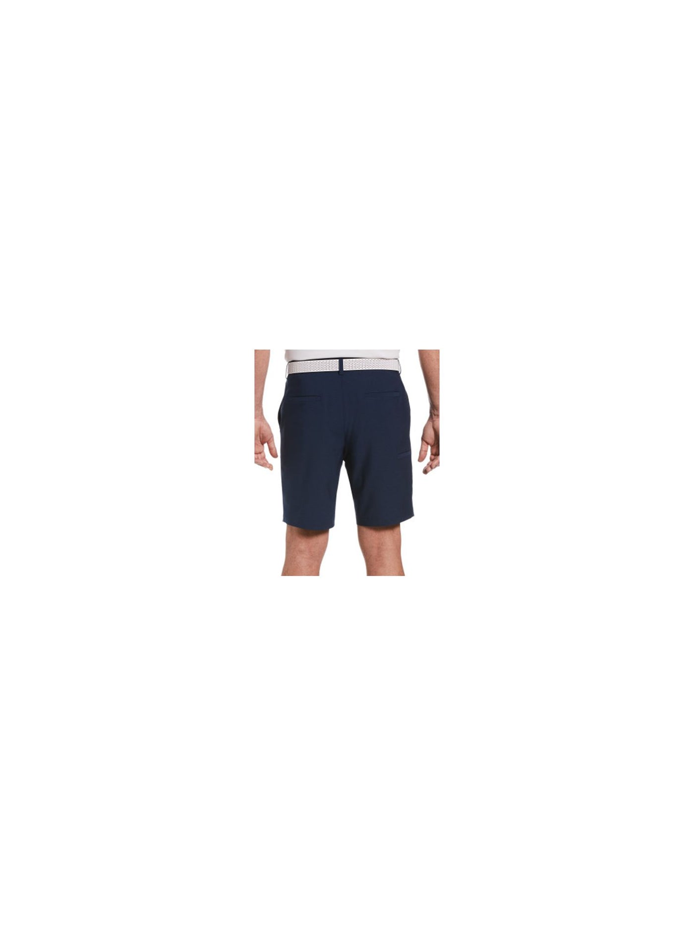 HYBRID APPAREL Mens Navy Athletic Fit Performance Stretch Shorts 42 Waist