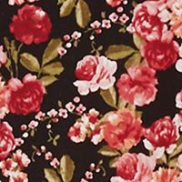 BCX DRESS Womens Floral Sleeveless V Neck Mini Shift Dress