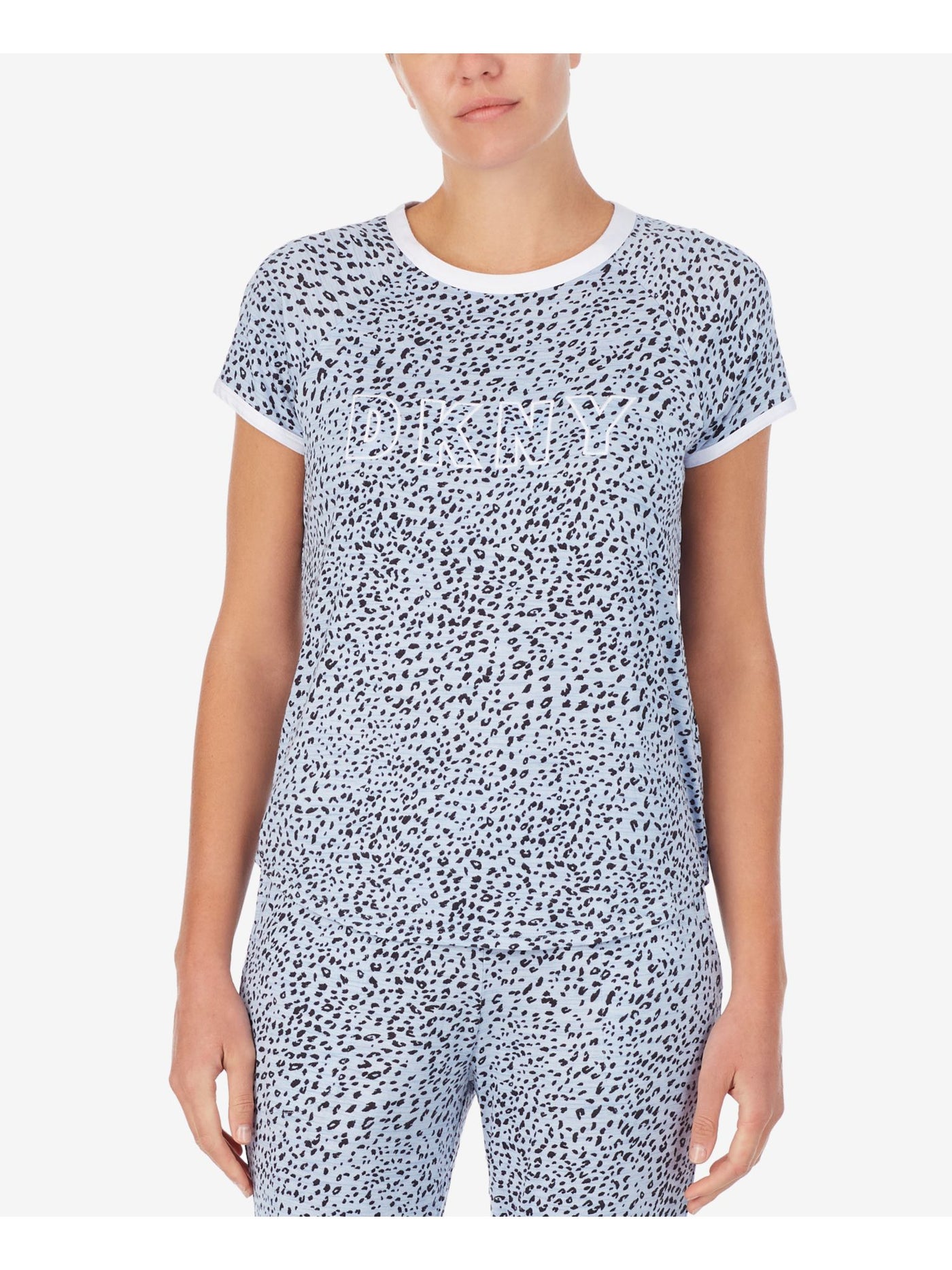 DKNY Intimates Light Blue Animal Print M