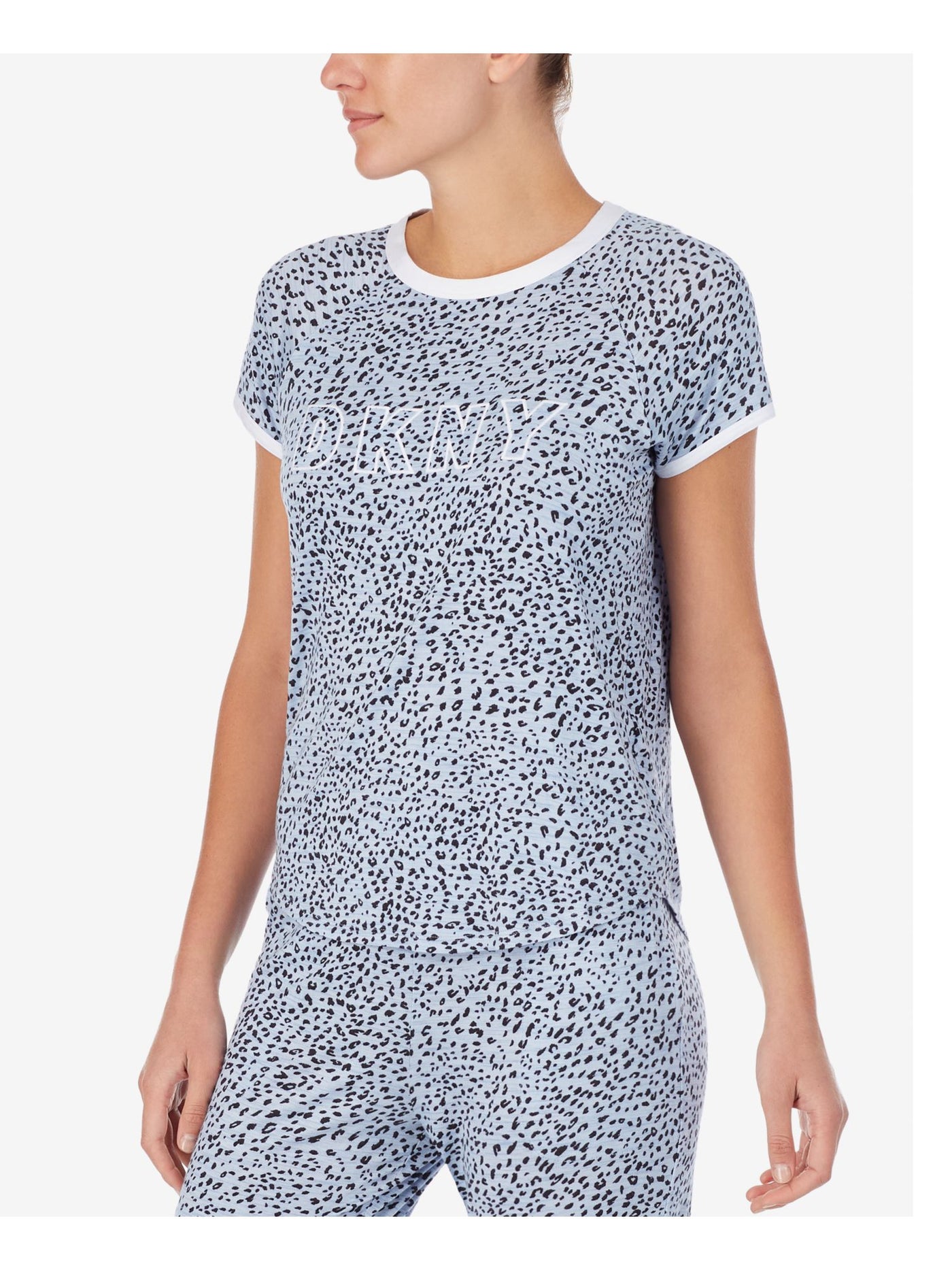 DKNY Intimates Light Blue Animal Print M