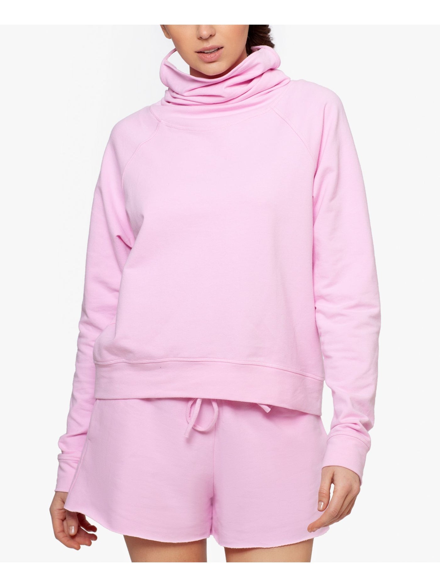 BAM BY BETSY & ADAM Womens Pink Stretch Pocketed Sweatshirt XS