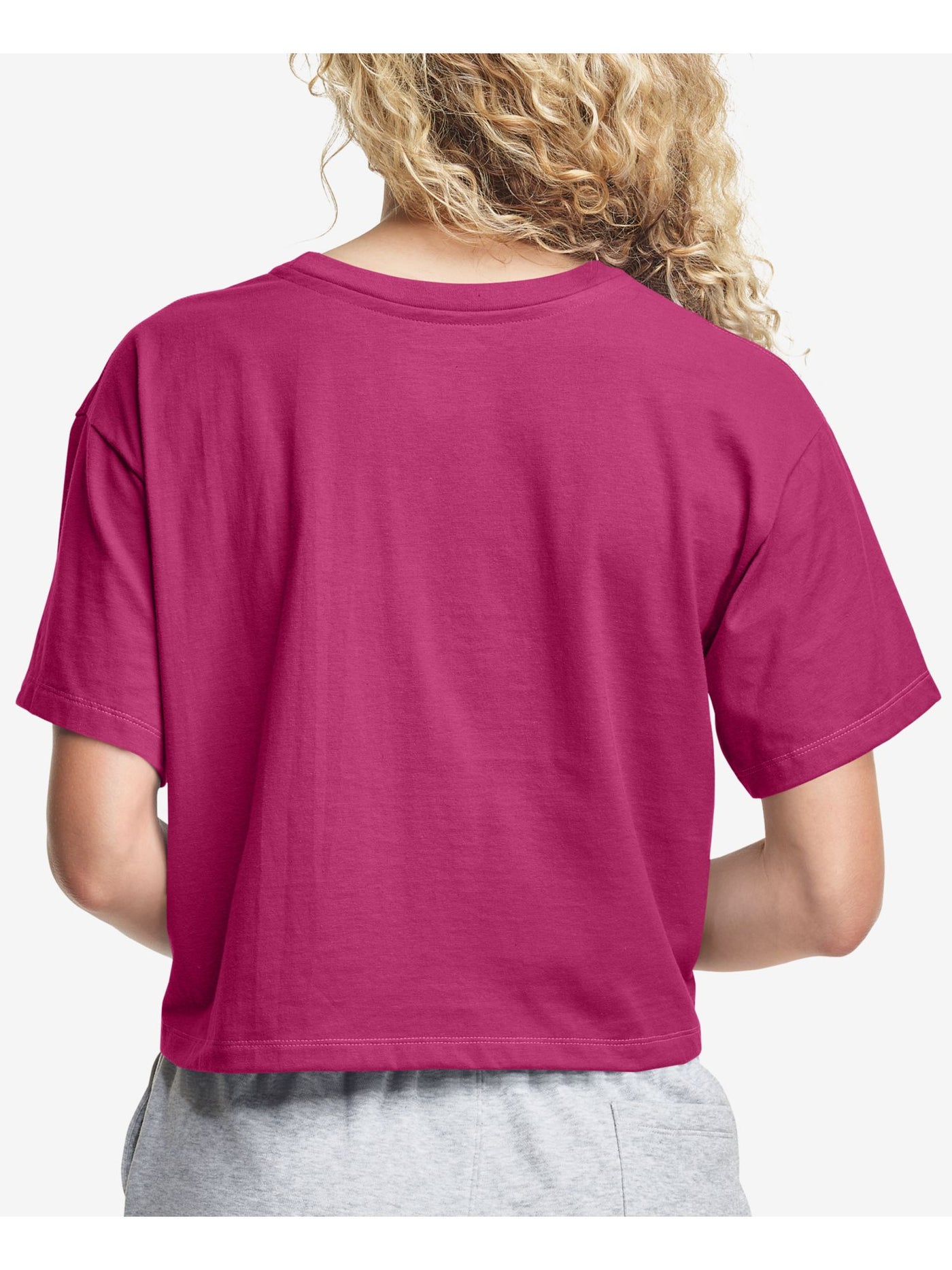 CHAMPION Womens Pink Short Sleeve Crew Neck T-Shirt XS