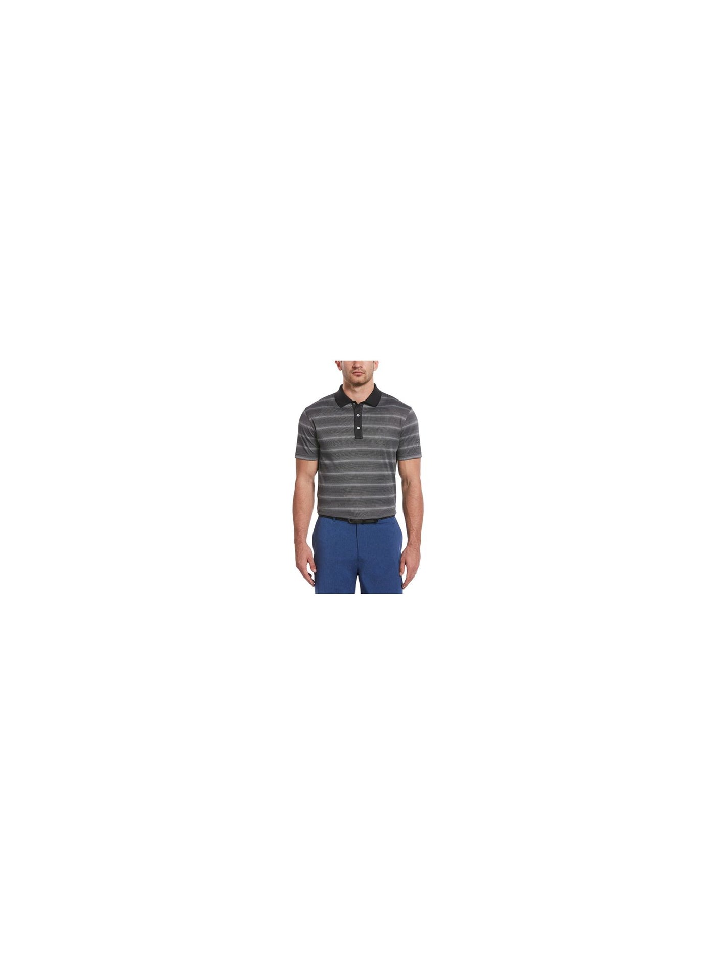 HYBRID APPAREL Mens Black Polo S