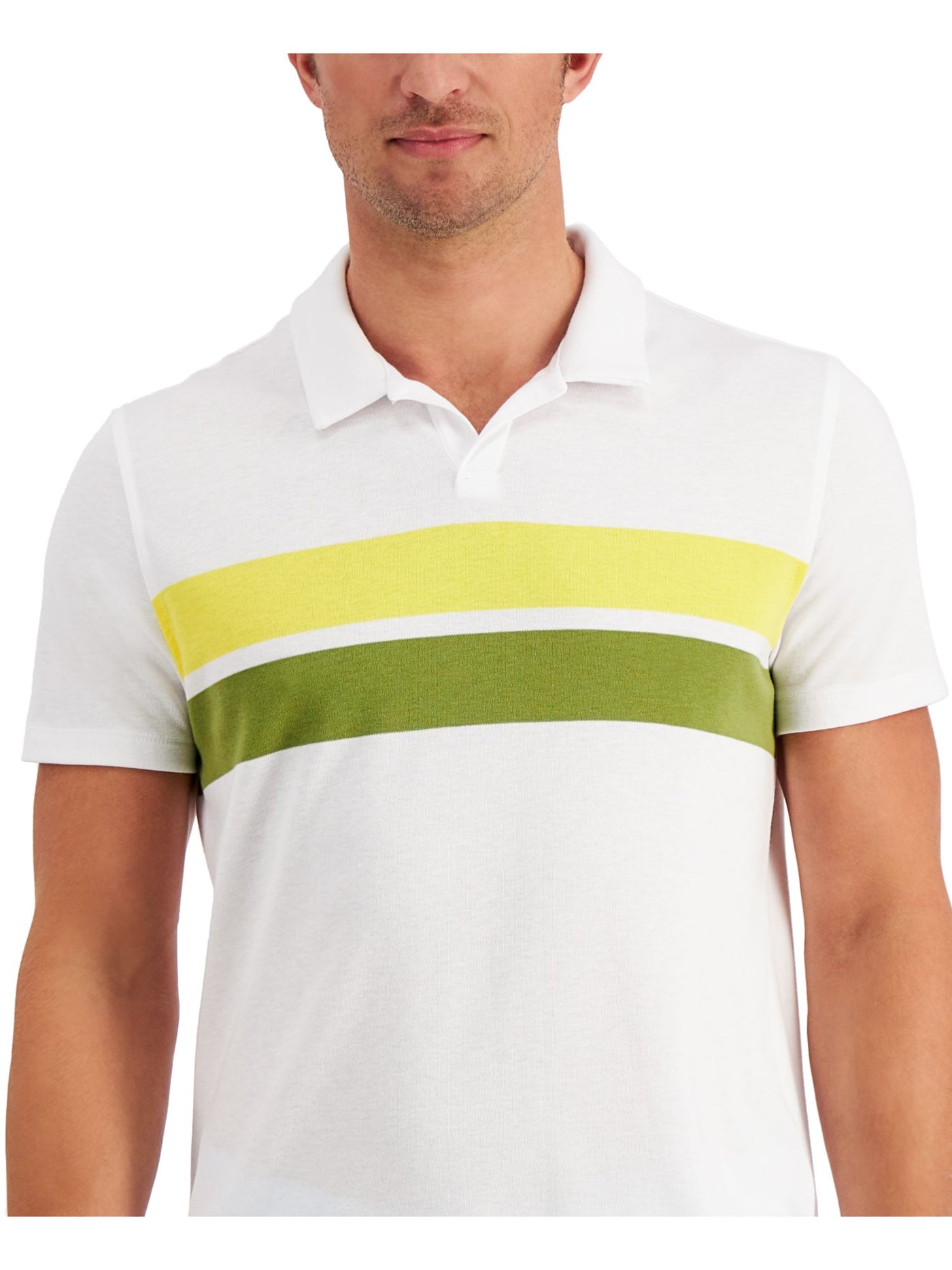 ALFANI Mens White Stretch Polo XXL