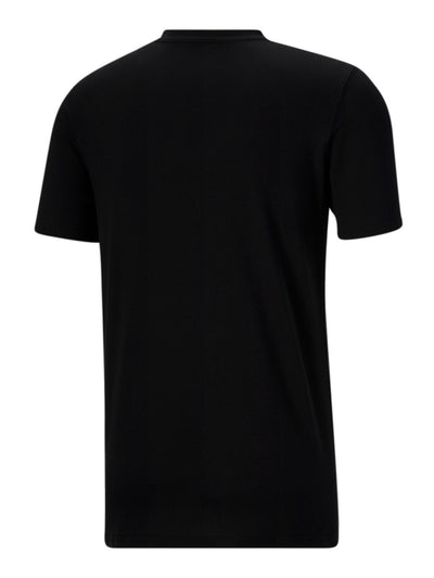 PUMA Mens Don Black Graphic Classic Fit Moisture Wicking T-Shirt S