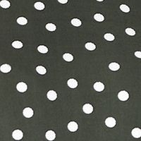 SIGNATURE BY ROBBIE BEE Womens Green Stretch Polka Dot Sleeveless Mock Neck Above The Knee Party Shift Dress