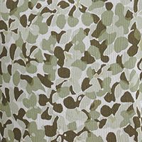 DKNY JEANS Womens Green Printed Short Sleeve Crew Neck Below The Knee Shift Dress