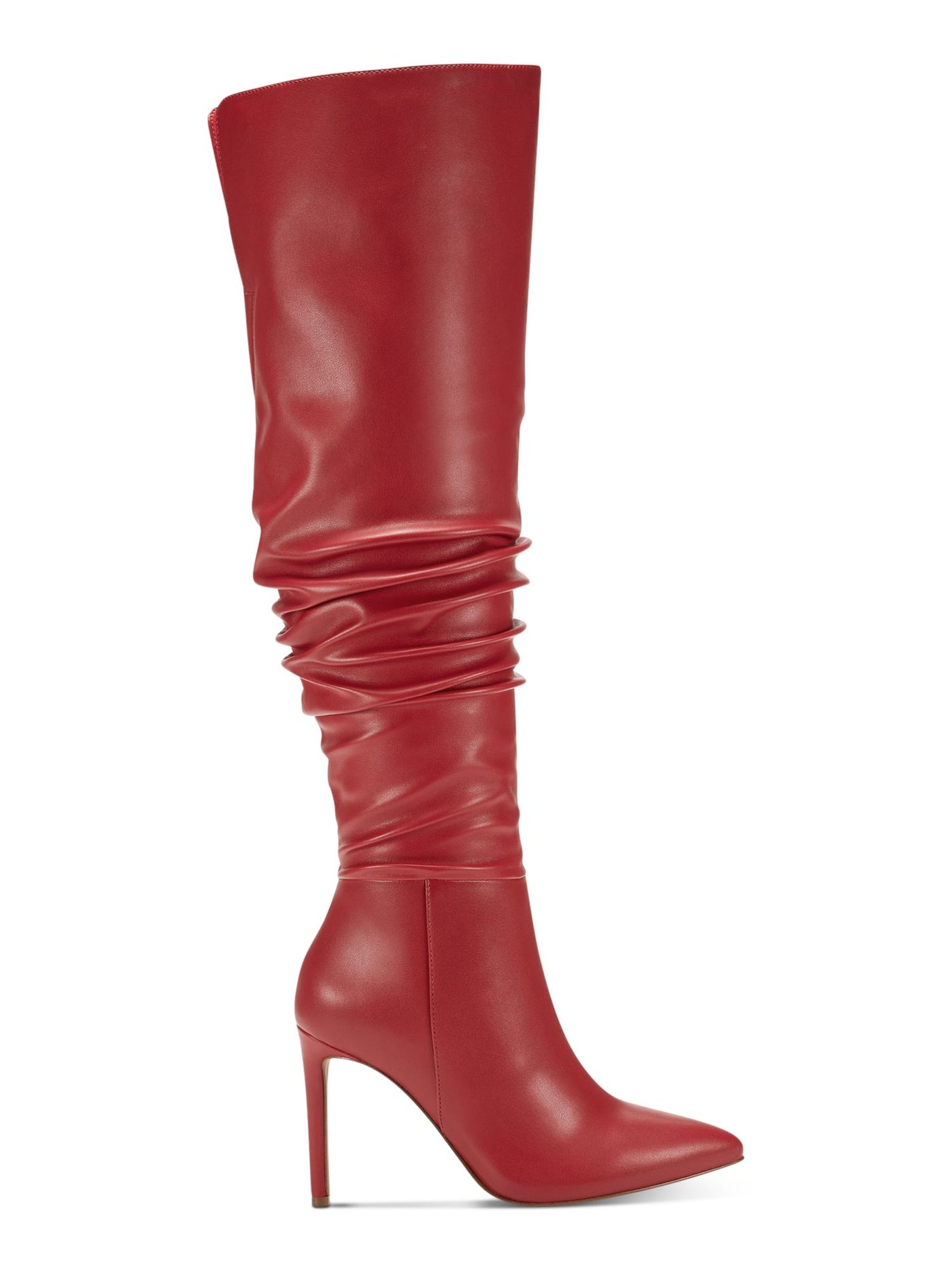 INC Womens Red Cushioned Iyonna Pointed Toe Stiletto Zip-Up Dress Boots 8 M