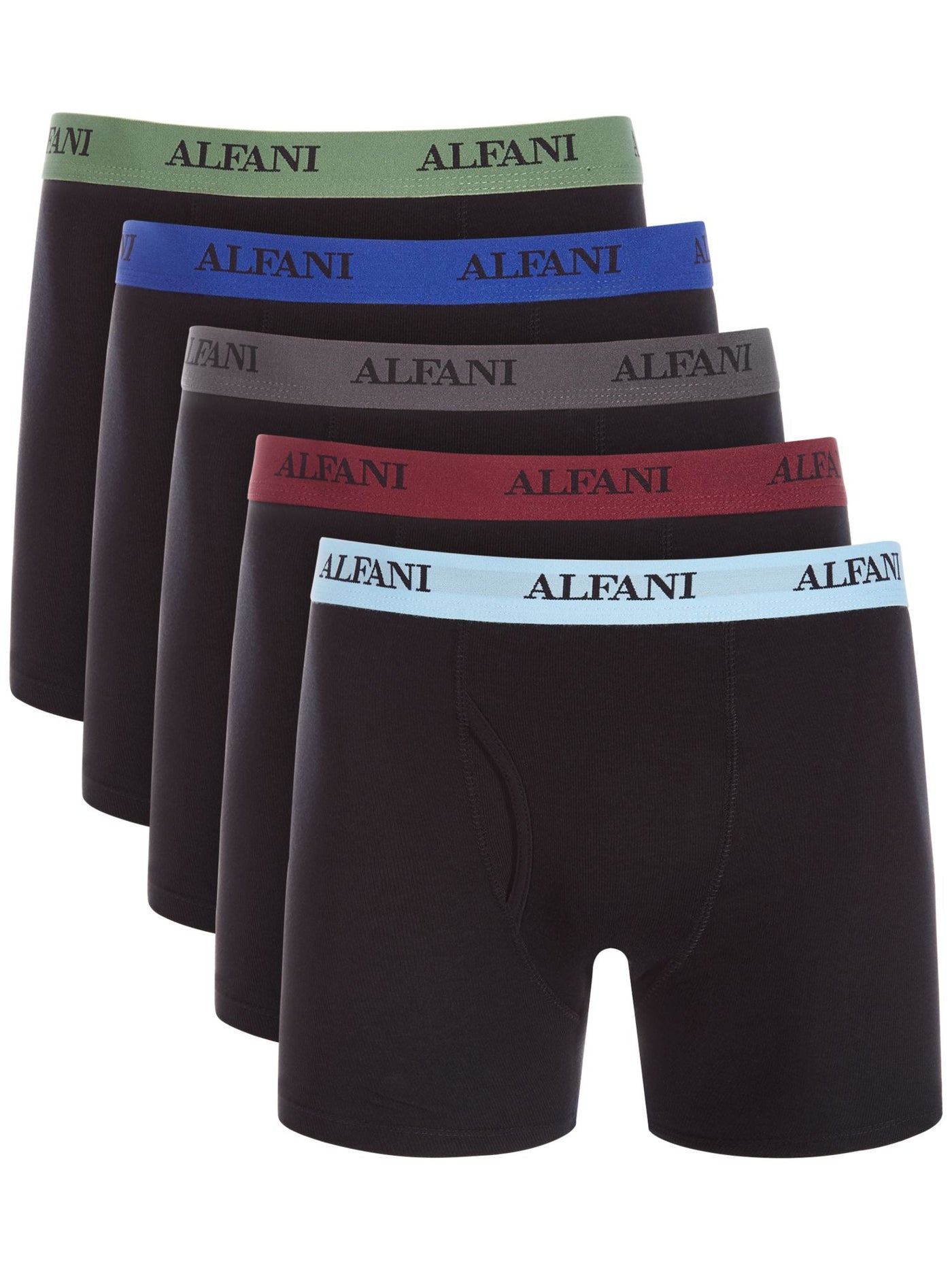 ALFATECH BY ALFANI Intimates Black Boxer Brief Underwear S