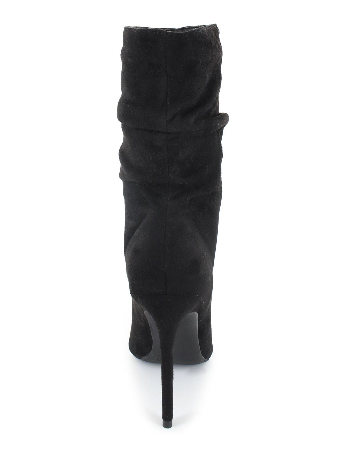 XOXO Womens Black Genevie Pointed Toe Stiletto Dress Slouch Boot 7