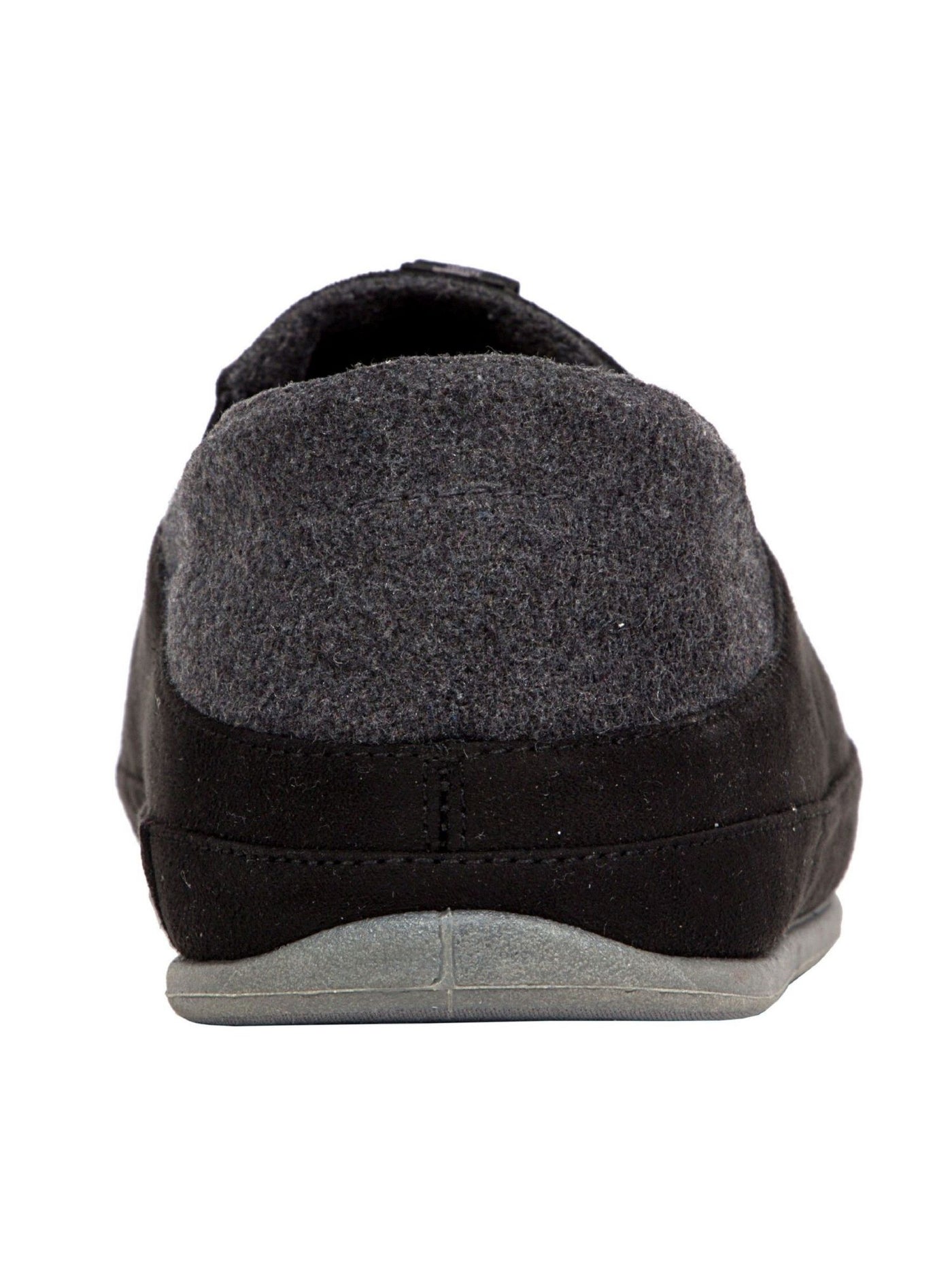 DEER STAGS Mens Black Cushioned Slipperooz Round Toe Slip On Slippers Shoes 9 M