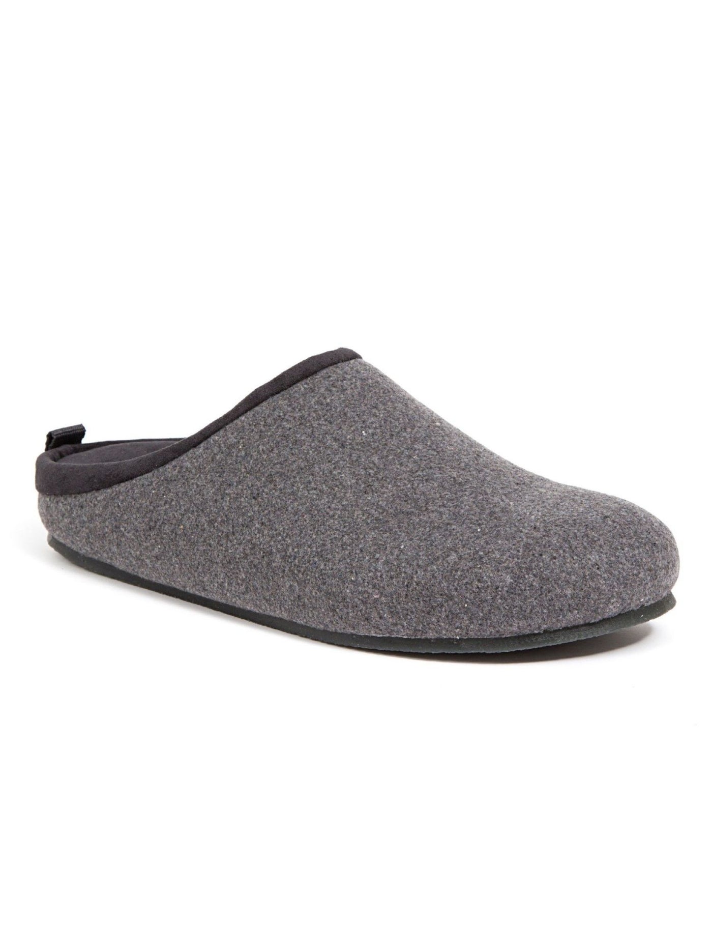 DEER STAGS Mens Gray Cushioned Unbound Round Toe Slip On Slippers Shoes 11 M