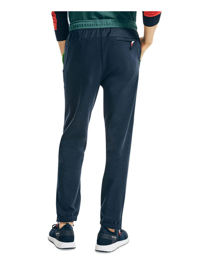 NAUTICA Mens Navy Classic Fit Moisture Wicking Joggers M