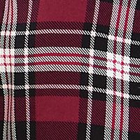 ULTRA FLIRT Womens Red Plaid Cuffed Sleeve Point Collar Above The Knee Wear To Work Fit + Flare Dress