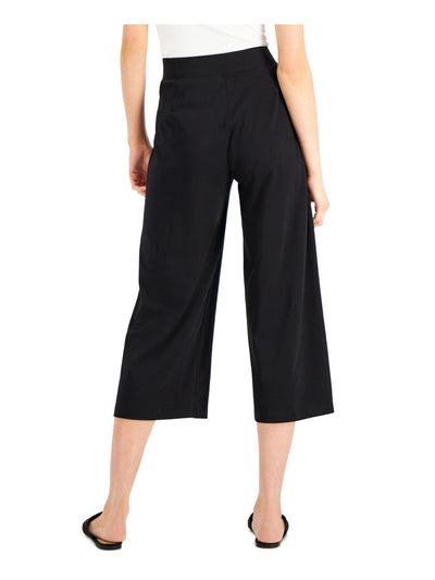 EILEEN FISHER Womens Black Wear To Work Wide Leg Pants XS