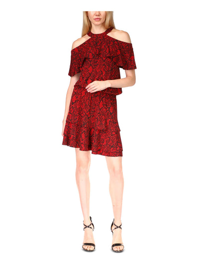 MICHAEL MICHAEL KORS Womens Red Short A-Line Skirt XL