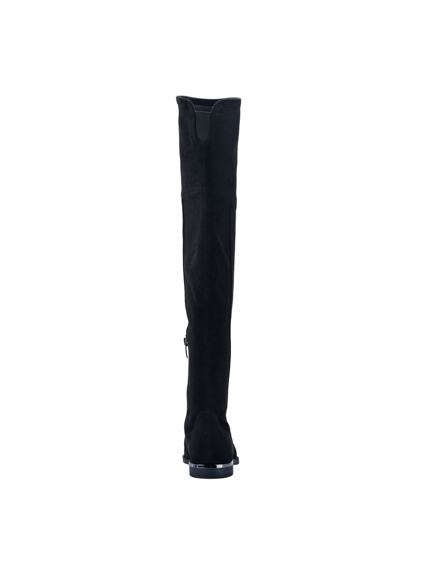MARC FISHER Womens Black Comfort Stretch Renn Round Toe Block Heel Zip-Up Heeled Boots 9.5 M