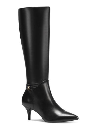 CHARTER CLUB Womens Black Cushioned Cruelaa Pointed Toe Stiletto Zip-Up Dress Boots 6.5 M