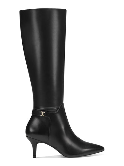 CHARTER CLUB Womens Black Cushioned Cruelaa Pointed Toe Stiletto Zip-Up Dress Boots 6.5 M