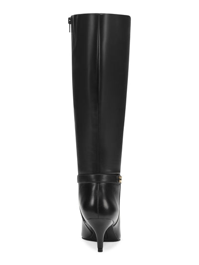 CHARTER CLUB Womens Black Cushioned Cruelaa Pointed Toe Stiletto Zip-Up Dress Boots 6.5 M