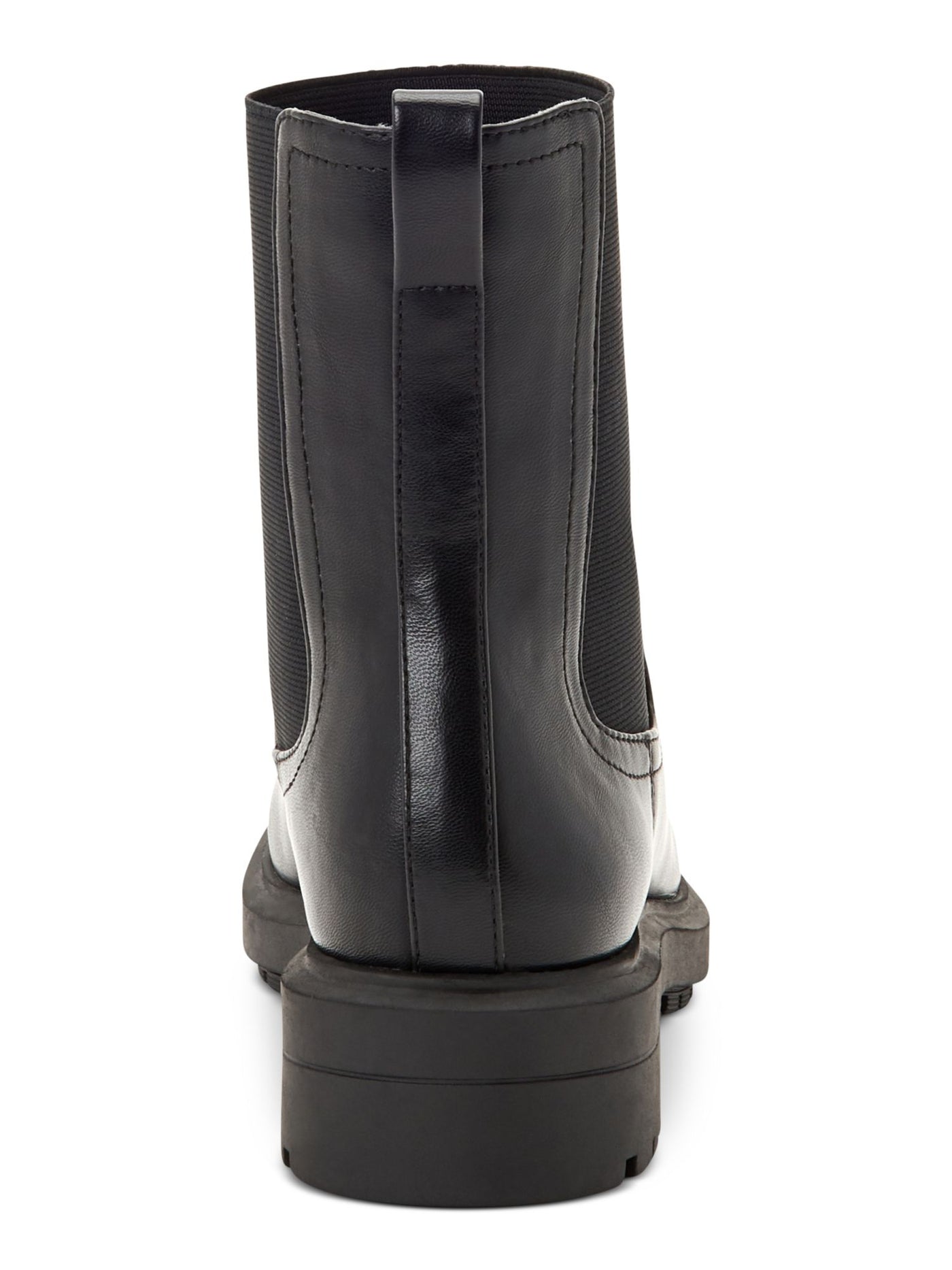 ALFANI Womens Black Heel Pull-Tab Goring Lug Sole Tackoma Round Toe Block Heel Chelsea Boot 5.5 M