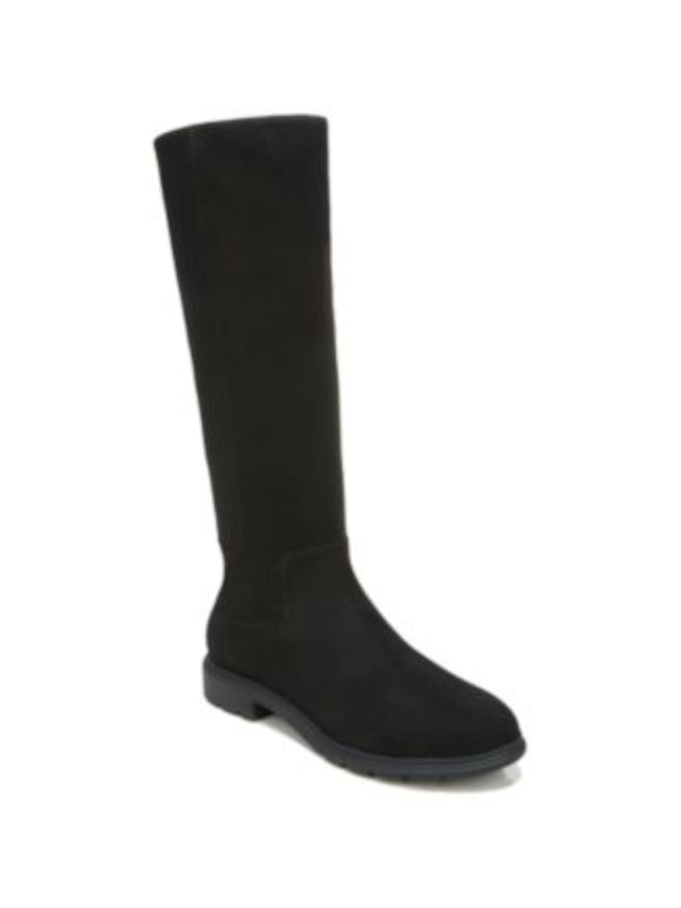 DR SCHOLLS Womens Black Goring Cushioned New Start Round Toe Block Heel Zip-Up Riding Boot 8 M WC