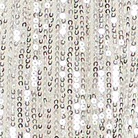 SPEECHLESS Womens Silver Sequined Zippered Lined Short Sleeve Short Party Shift Dress