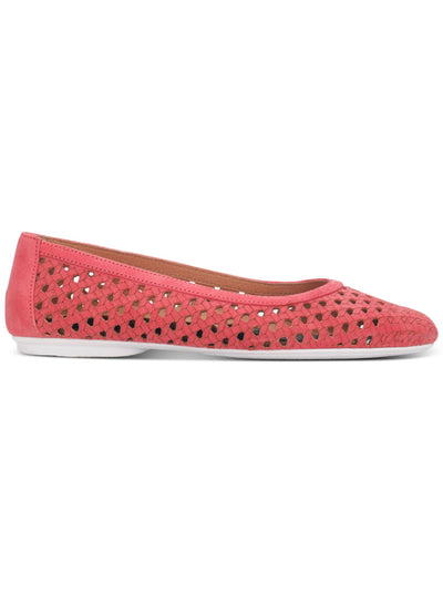 GENTLE SOULS KENNETH COLE Womens Coral Woven Cushioned Eugene Round Toe Slip On Leather Flats Shoes 8 M