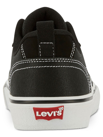 LEVIS Womens Black Color Block Sporty Skate Cushioned Naya Round Toe Lace-Up Sneakers Shoes 7.5