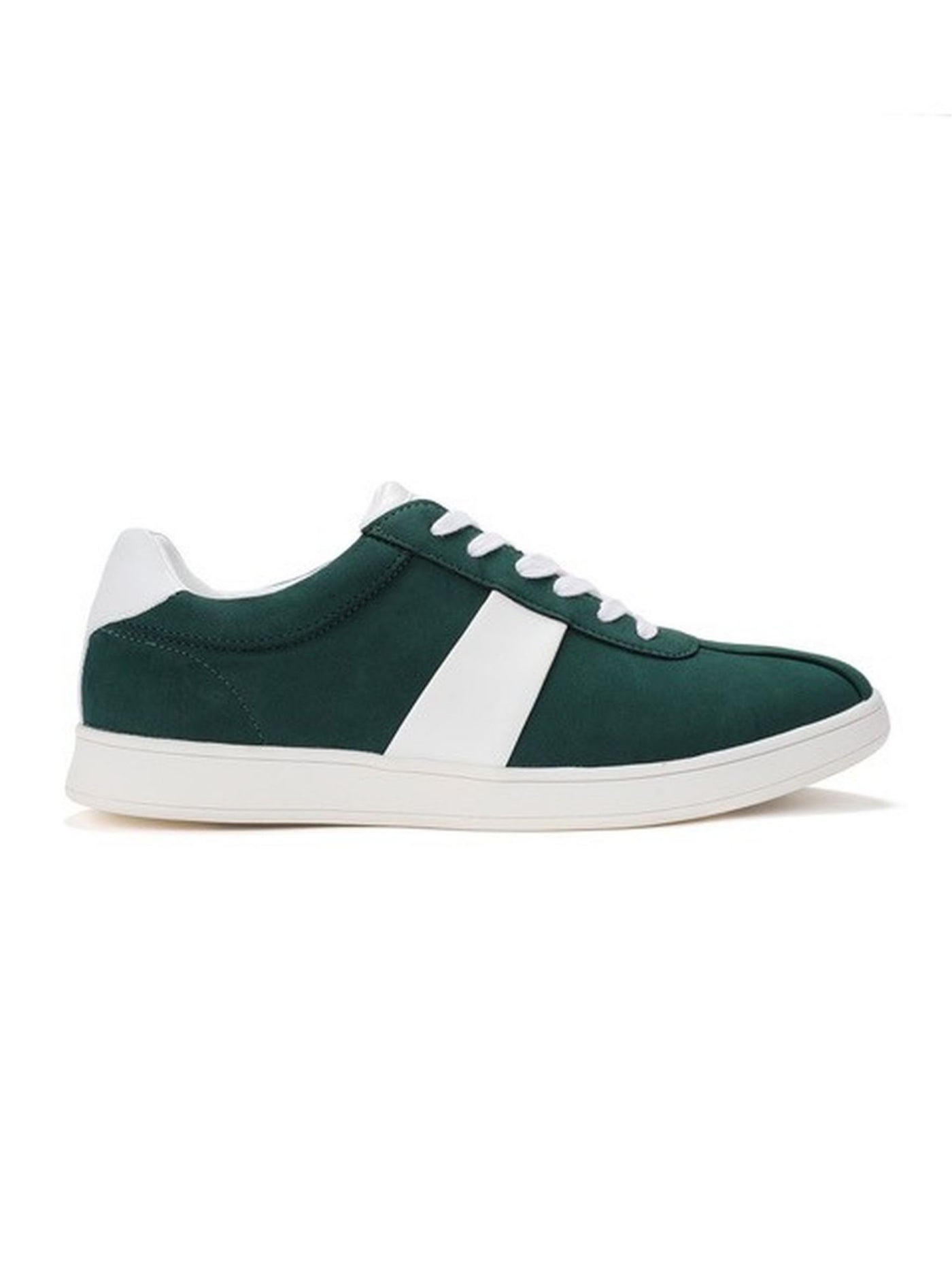 CLUBROOM Mens Green Comfort Edwin Round Toe Platform Lace-Up Athletic Sneakers Shoes 10.5 M