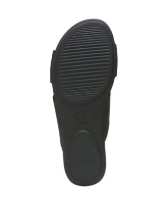 NATURALIZER Womens Black Interwoven Flexible Non-Slip Comfort Lightweight Gen N-flight Round Toe Slip On Slide Sandals Shoes M