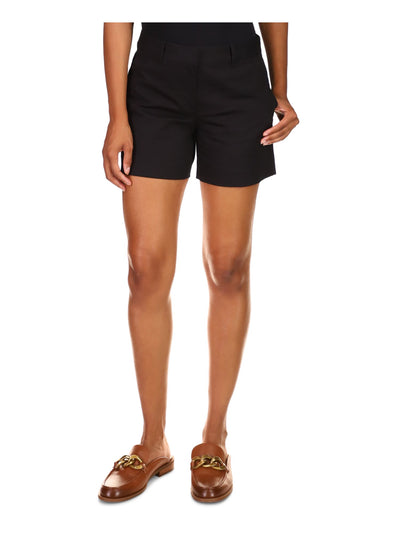 MICHAEL KORS Womens Black Zippered Pocketed Shorts 10