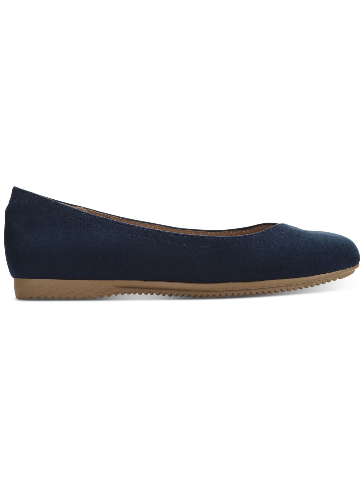 STYLE & COMPANY Womens Navy Padded Lydiaa Round Toe Slip On Ballet Flats 6.5 M