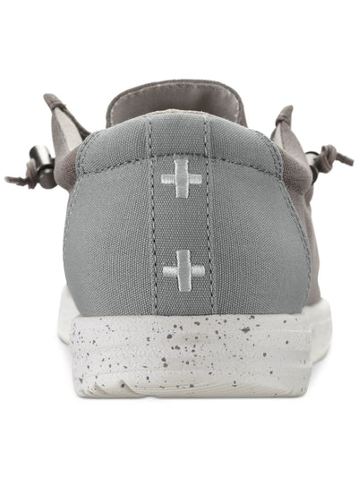 SUN STONE Mens Beige Padded Brian Round Toe Lace-Up Sneakers Shoes 7 M