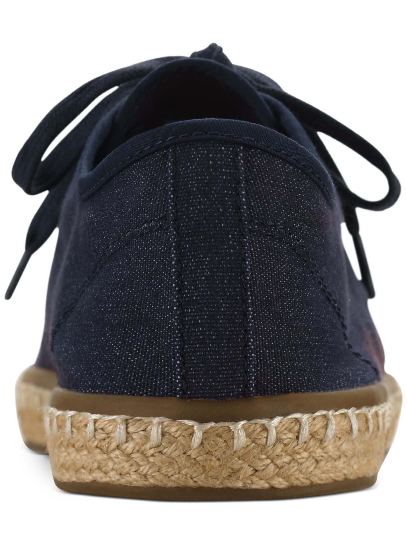 SUN STONE Mens Navy Comfort Zane Round Toe Platform Lace-Up Espadrille Shoes 10 M