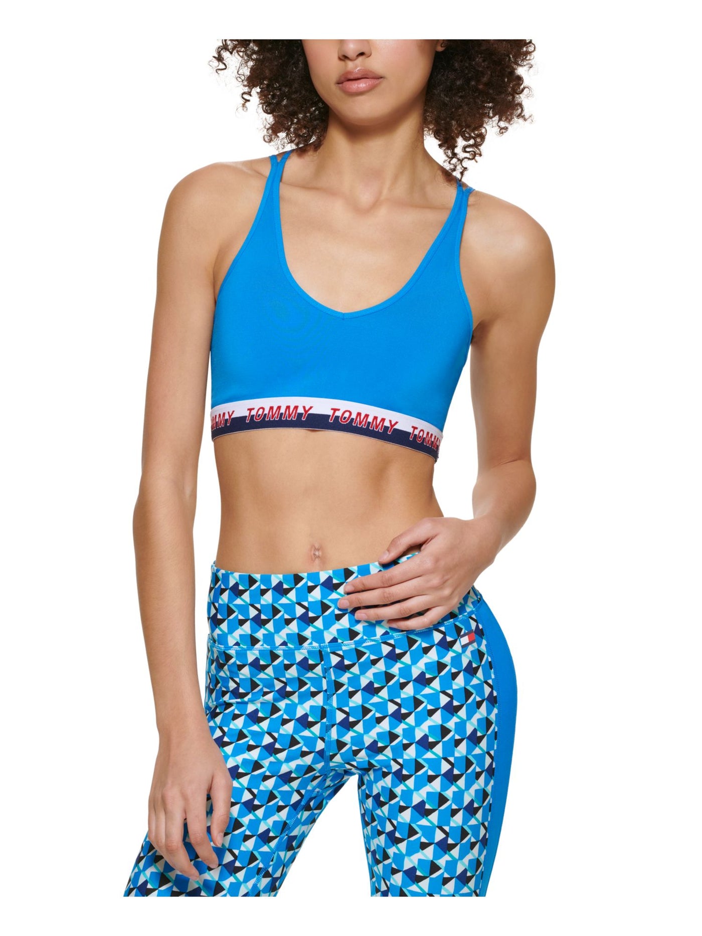 TOMMY HILFIGER SPORT Intimates Blue Sports Bra XXL