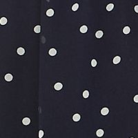 TRIXXI Womens Zippered Polka Dot Pouf Sleeve V Neck Wide Leg Romper