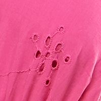 SPEECHLESS Womens Pink Open Back Smocked Cutout Tiered Skirt Lined Sleeveless Halter Short Party Fit + Flare Dress