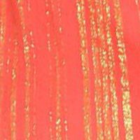MICHAEL MICHAEL KORS Womens Orange Ruffled Unlined Tie Cuffs Elbow Sleeve Surplice Neckline Midi Wear To Work Faux Wrap Dress