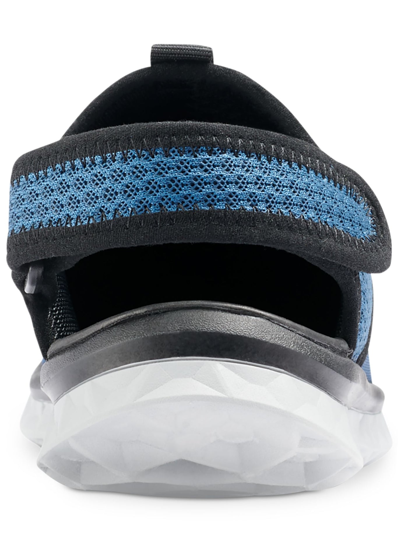 BASS OUTDOOR Womens Blue Cushioned Removable Insole Hex Round Toe Slip On Sneakers Shoes 8