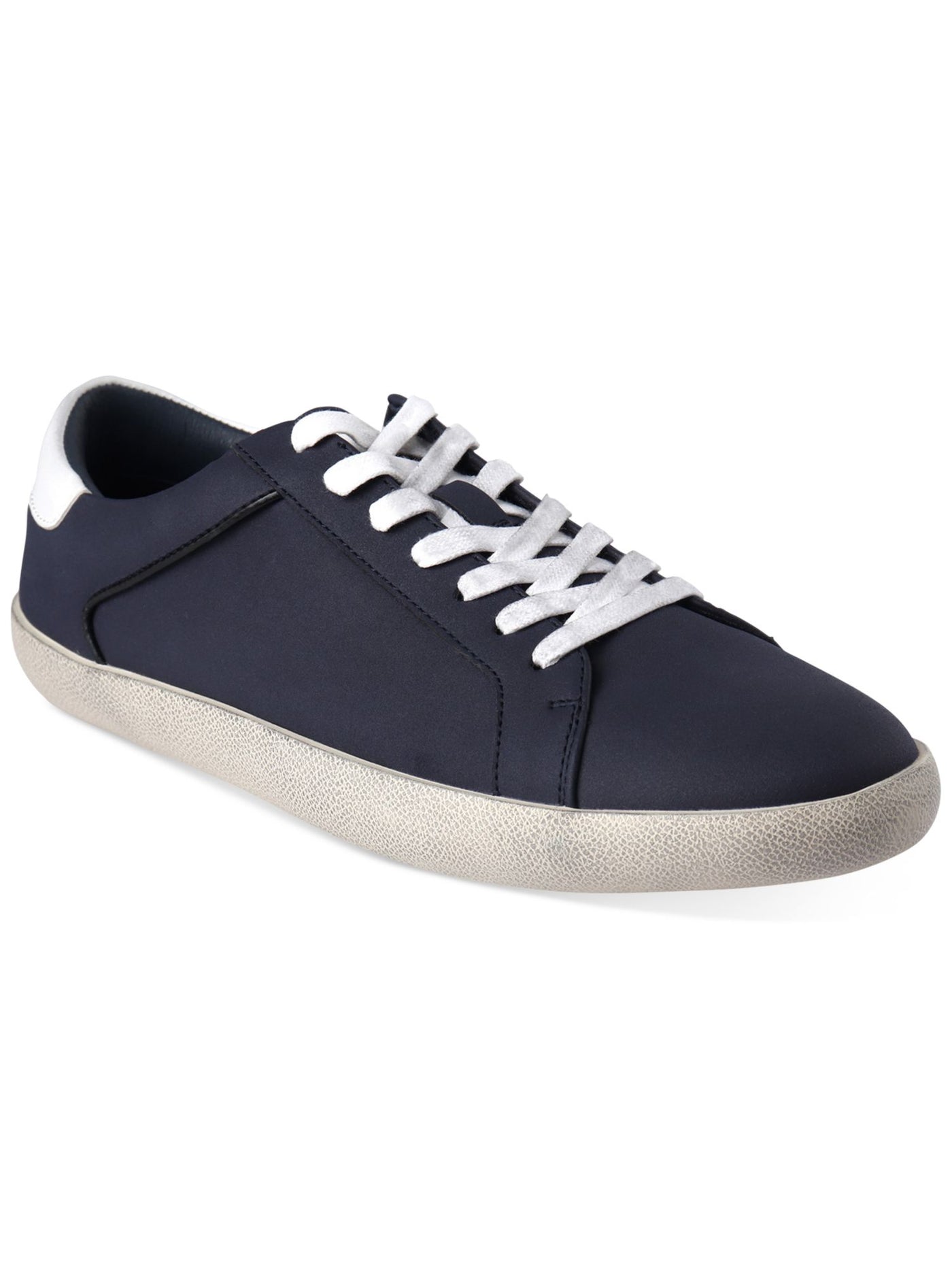 INC Mens Navy Padded Damon Round Toe Lace-Up Sneakers Shoes 12 M