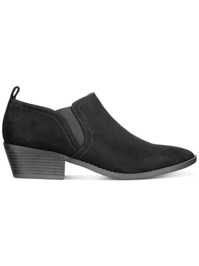 STYLE & COMPANY Womens Black Comfort Goring Raniaa Round Toe Block Heel Slip On Booties 11 M