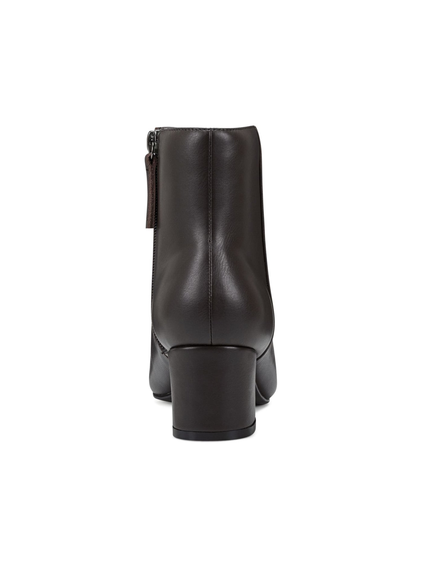 EASY SPIRIT Womens Black Cushioned Removable Insole Karen Almond Toe Block Heel Zip-Up Leather Booties 10 M