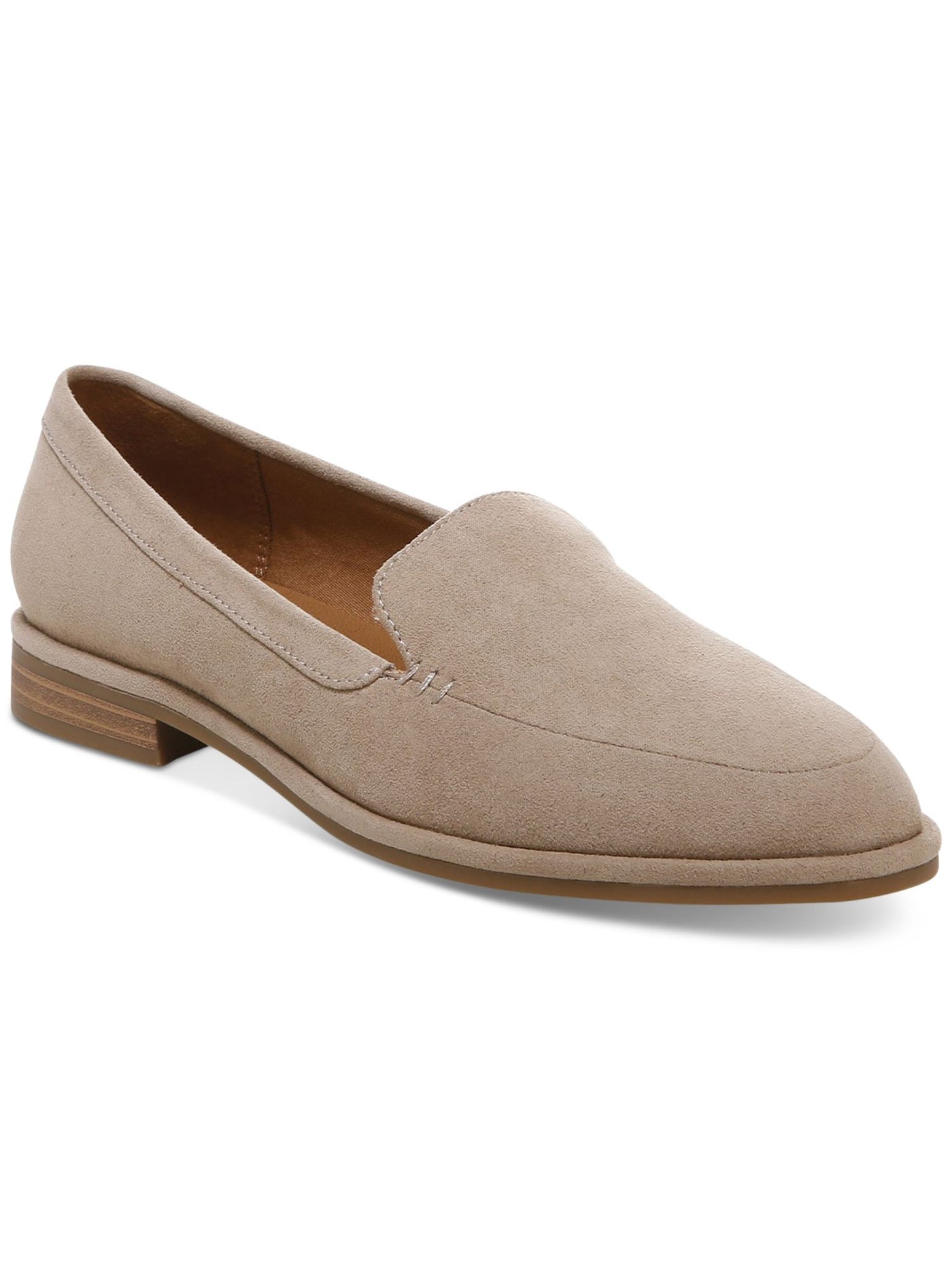 STYLE & COMPANY Womens Beige Padded Houstonn Almond Toe Slip On Loafers Shoes 10 M